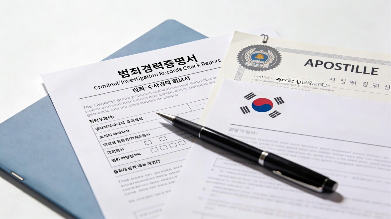 South Korean Criminal Background Check Apostille