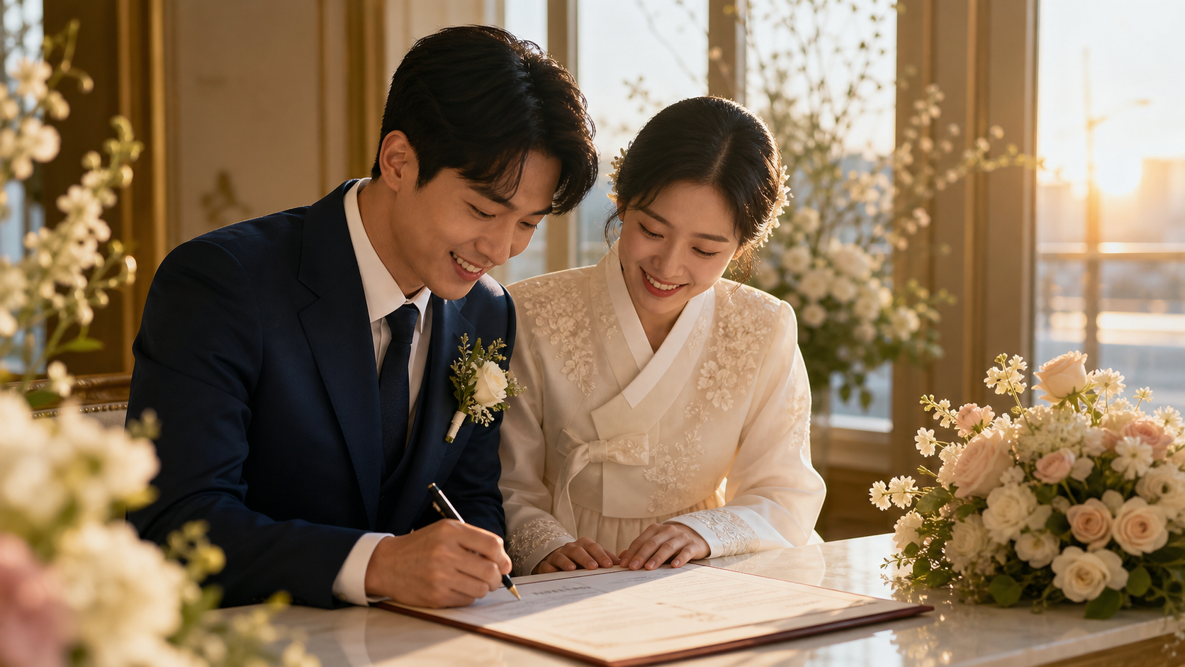 Korean marriage certificate